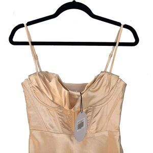 Princess Polly Champagne Spotlight Mini Dress - Size 4 - New with Tags